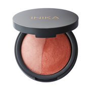 INIKA ORGANIC KOMPAKTINIAI MINERALINIAI SKAISTALAI DUO - Burnt Peach, 6.5 g