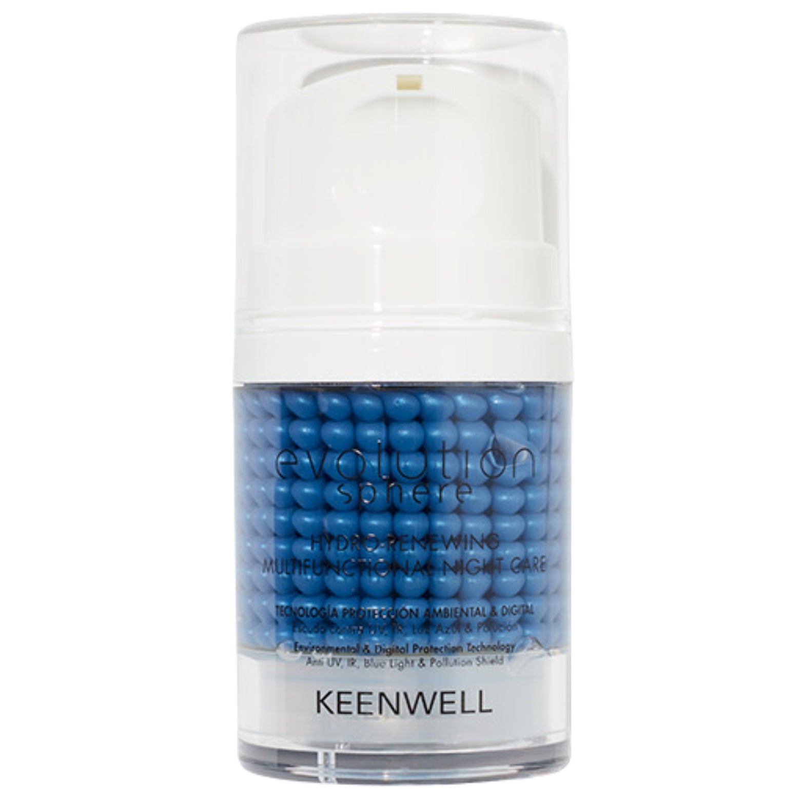 KEENWELL EVOLUTION SPHERE DRĖKINAMASIS ATKURIAMASIS NAKTINIS VEIDO KREMAS, 50 ml