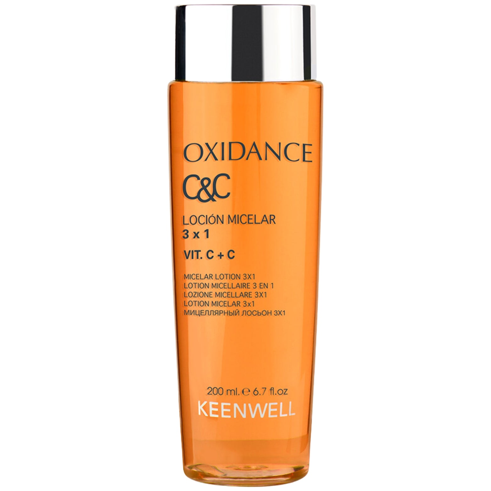 KEENWELL OXIDANCE TREJOPO POVEIKIO MICELINIS LOSJONAS SU VITAMINU C, 200 ml