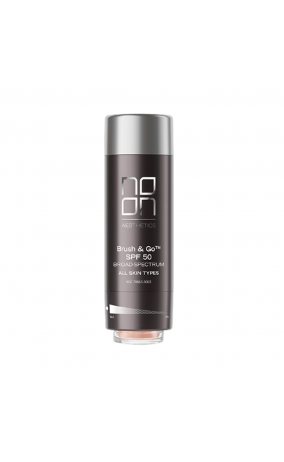NOON BRUSH&GO MINERAL SUN PROTECTION POWDER SPF 50 VISŲ TIPŲ ODAI (Tone 02), 2x5 g