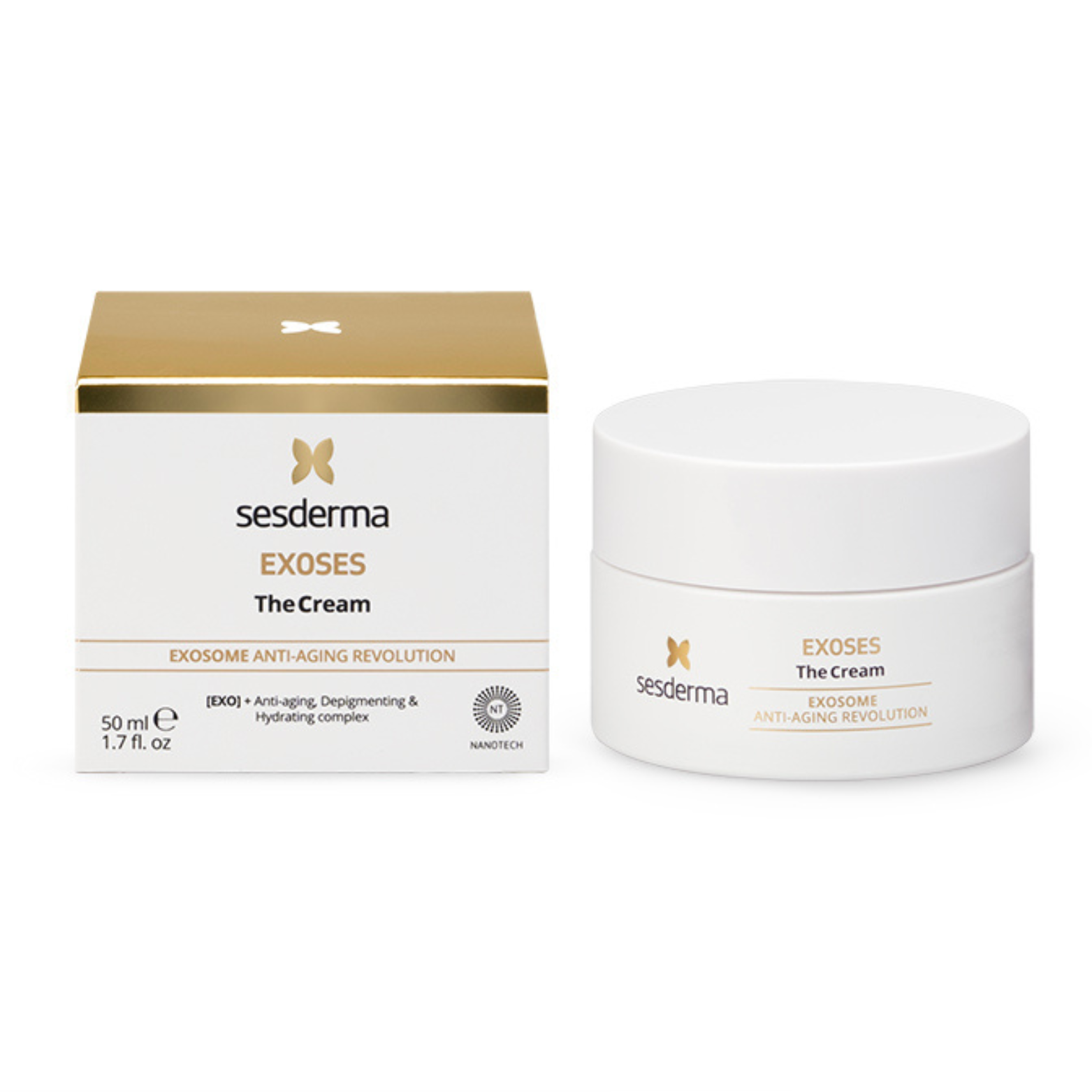 SESDERMA EXOSES VEIDO KREMAS SU EGZOSOMOMIS, 50 ML