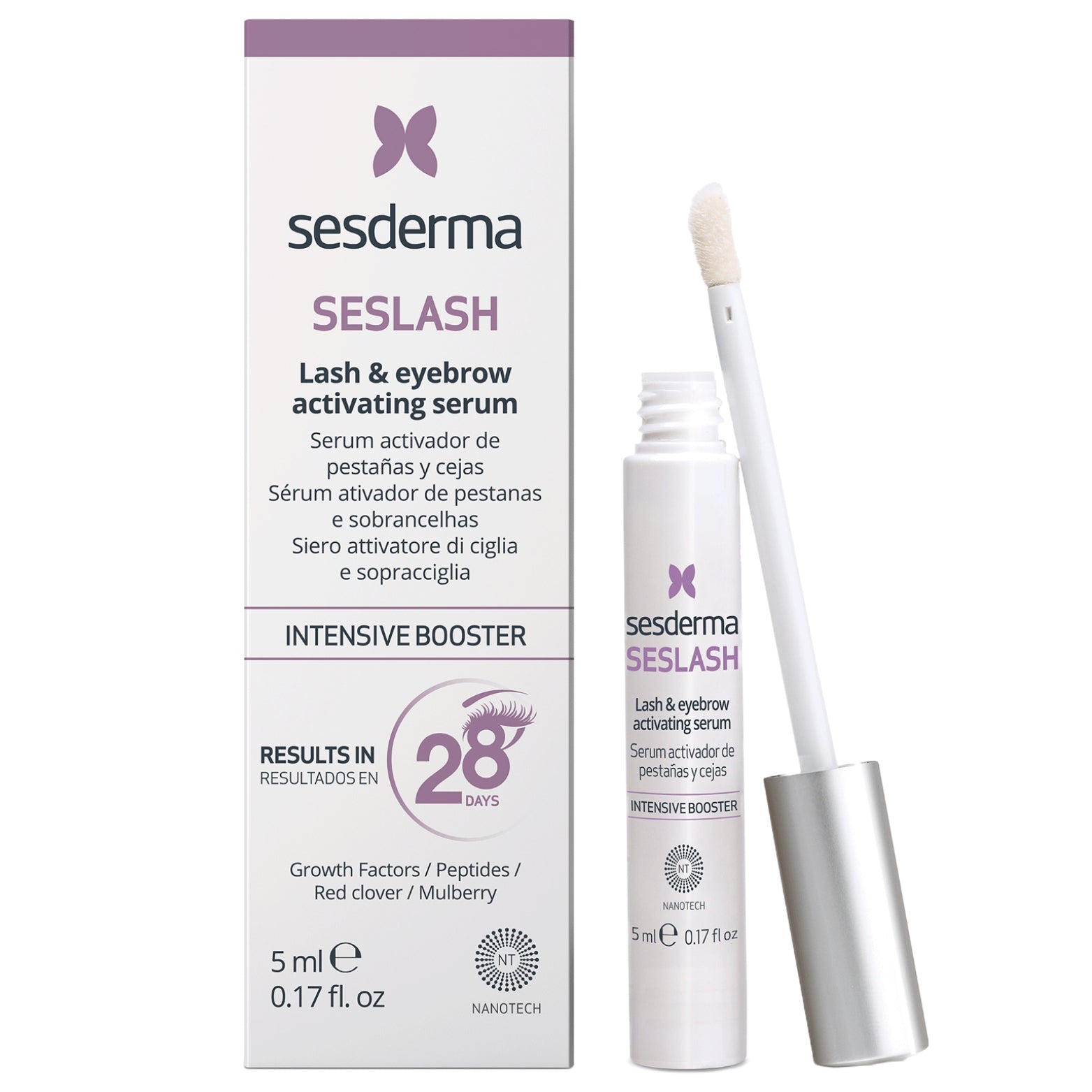 SESDERMA SESLASH SERUMAS BLAKSTIENŲ IR ANTAKIŲ AUGIMUI, 5 ML