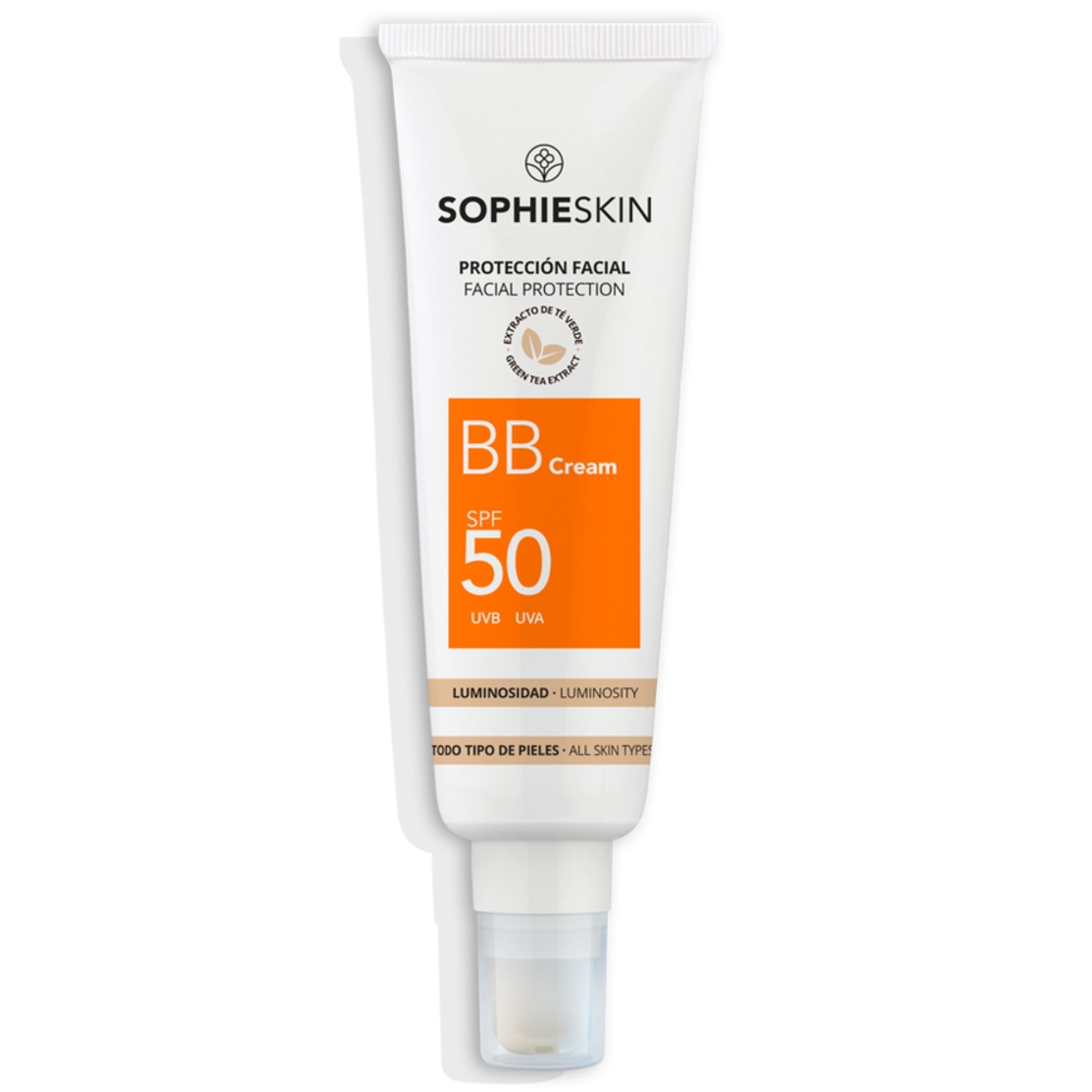 SOPHIE SKIN SPALVĄ SUTEIKIANTIS APSAUGINIS BB VEIDO KREMAS NUO SAULĖS SPF50, 50 ML