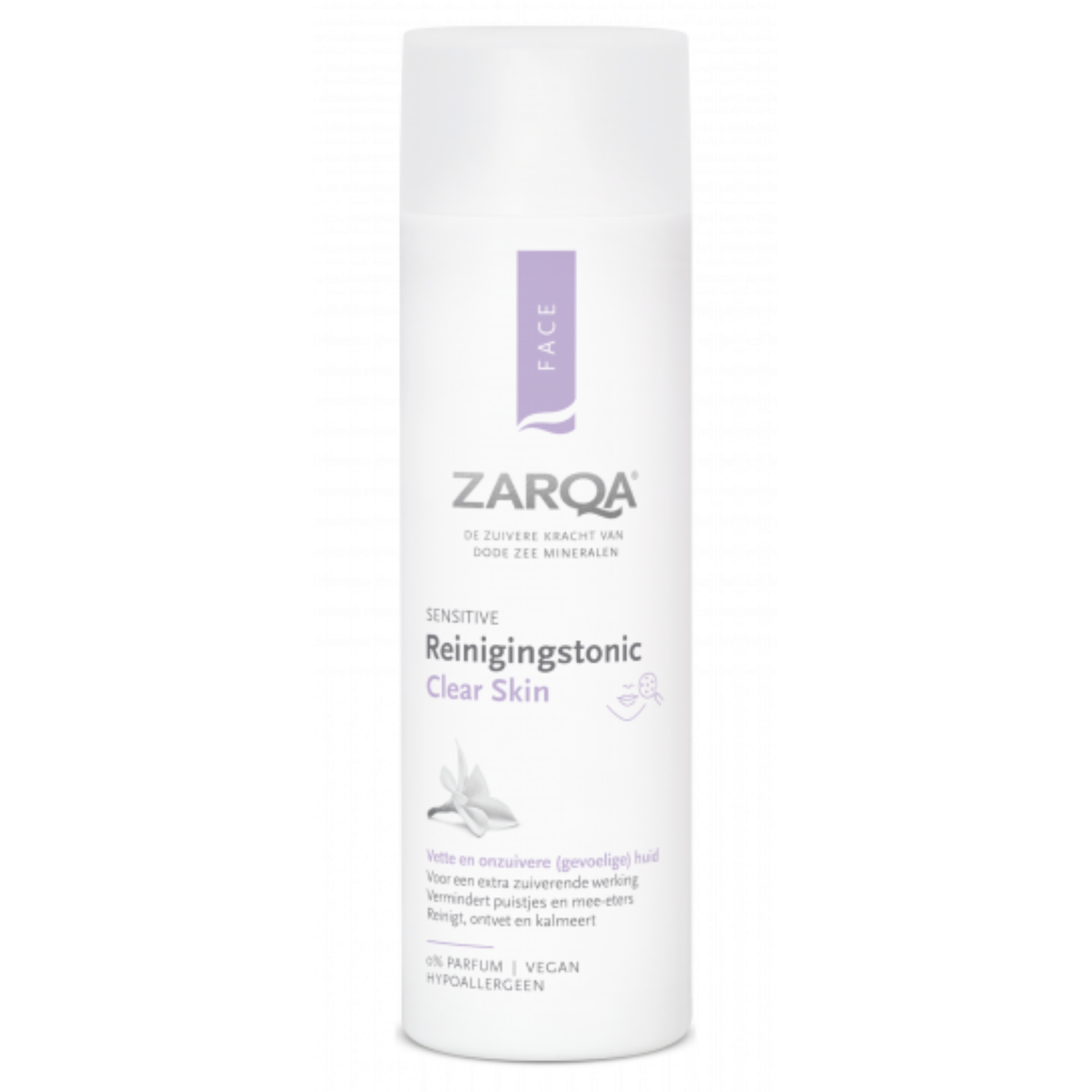 ZARQA CLEAR SKIN VALOMASIS TONIKAS Į AKNĘ LINKUSIAI ODAI, 200 ML