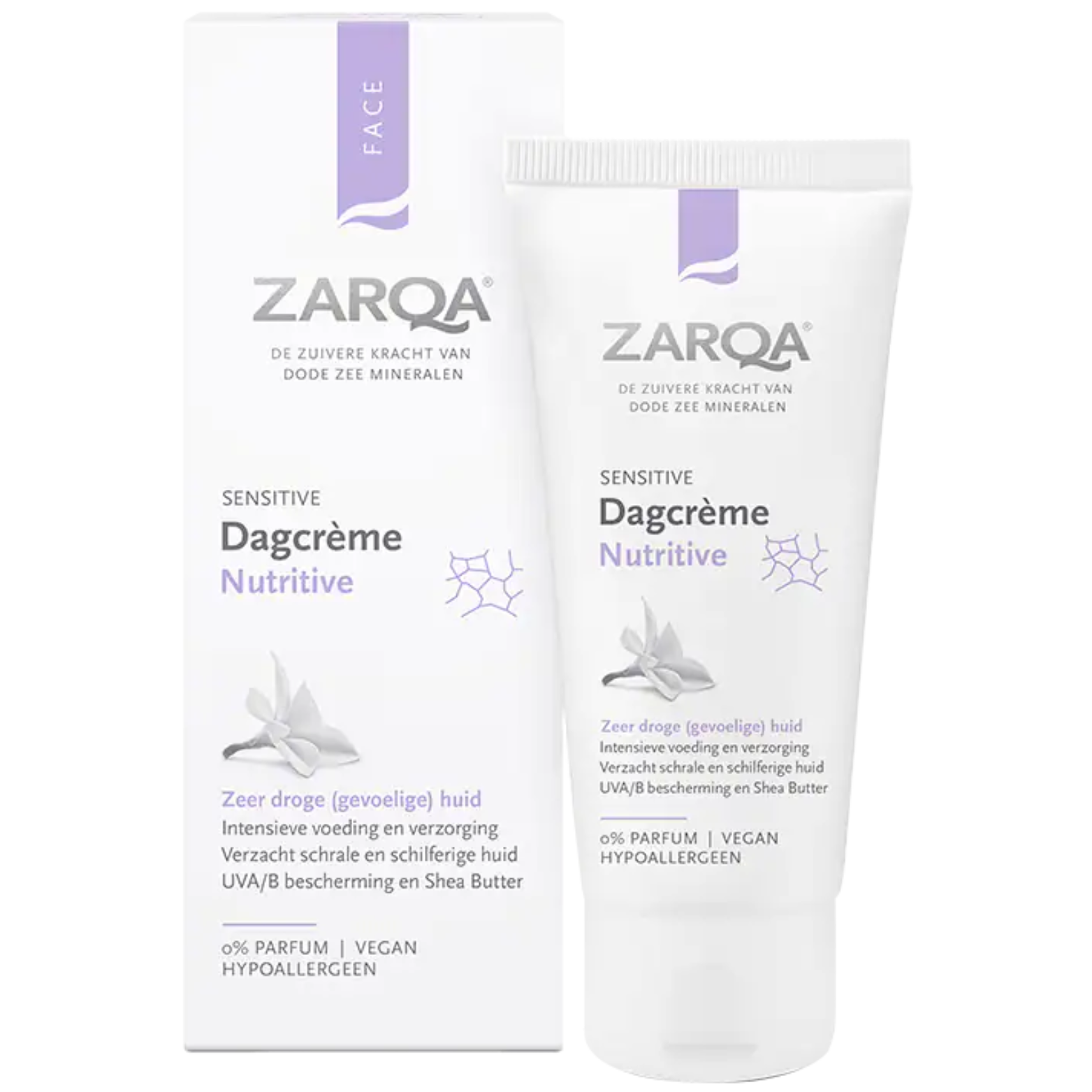 ZARQA MAITINAMASIS DIENINIS VEIDO KREMAS, 50 ML